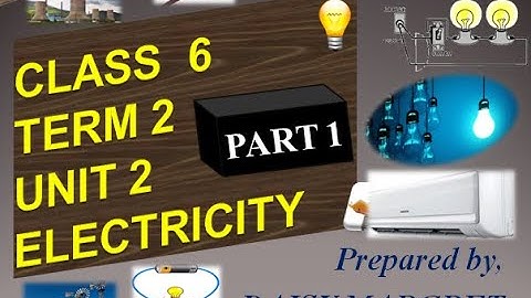 6th Std, Term 2 ,UNIT 2,ELECTRICITY, (Part 1)| , Samacheer syllabus @ Splendiferous Science|