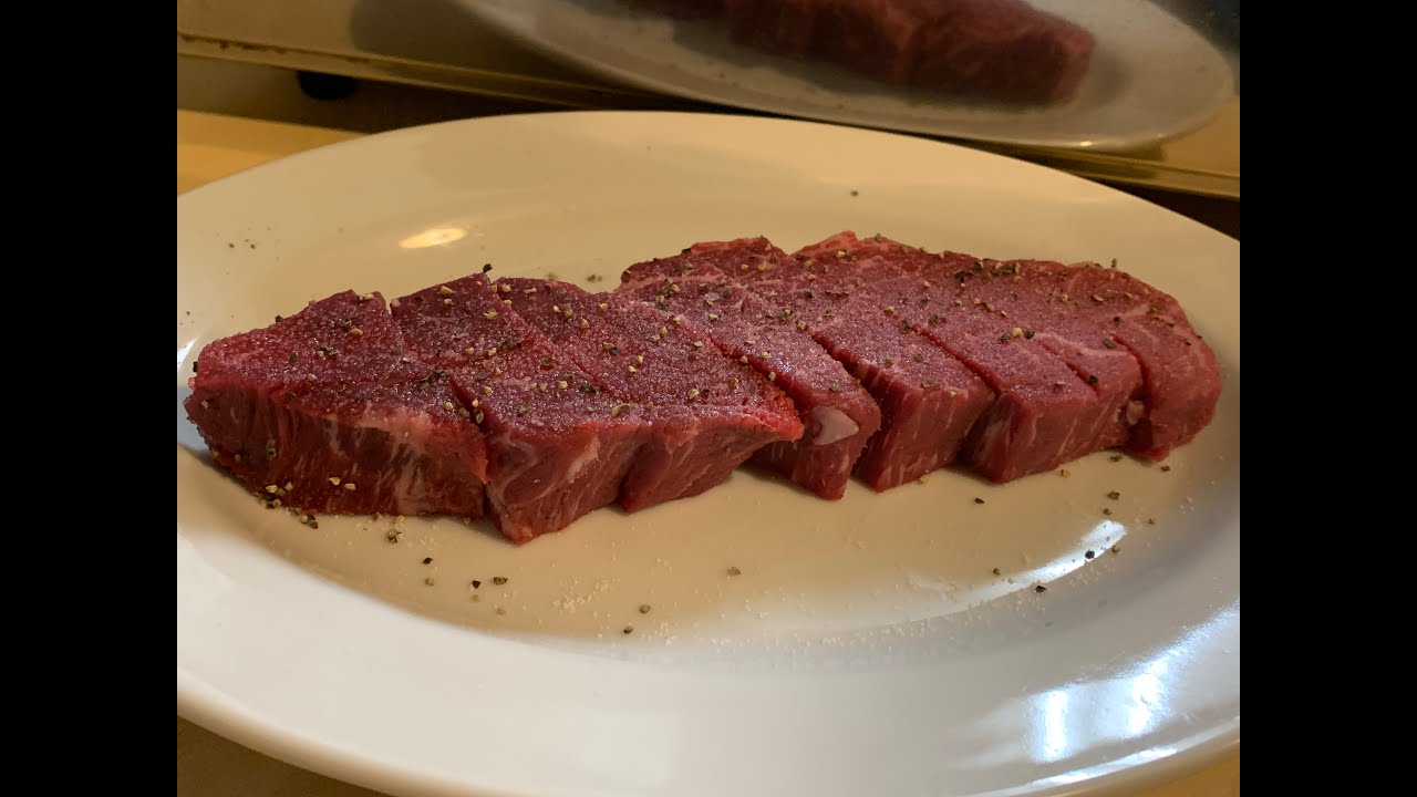 ついに実食 塩焼 特選ヘレ3300円 焼肉 さつま 大阪 北新地 大江橋 焼肉 Youtube