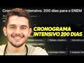 Cronograma de 200 dias para o enem 2024