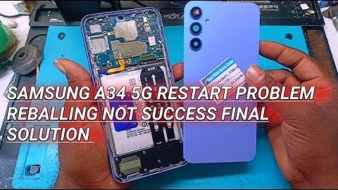 Samsung A34 5G restart problem reball and flash Not success Final solution Tamil explained