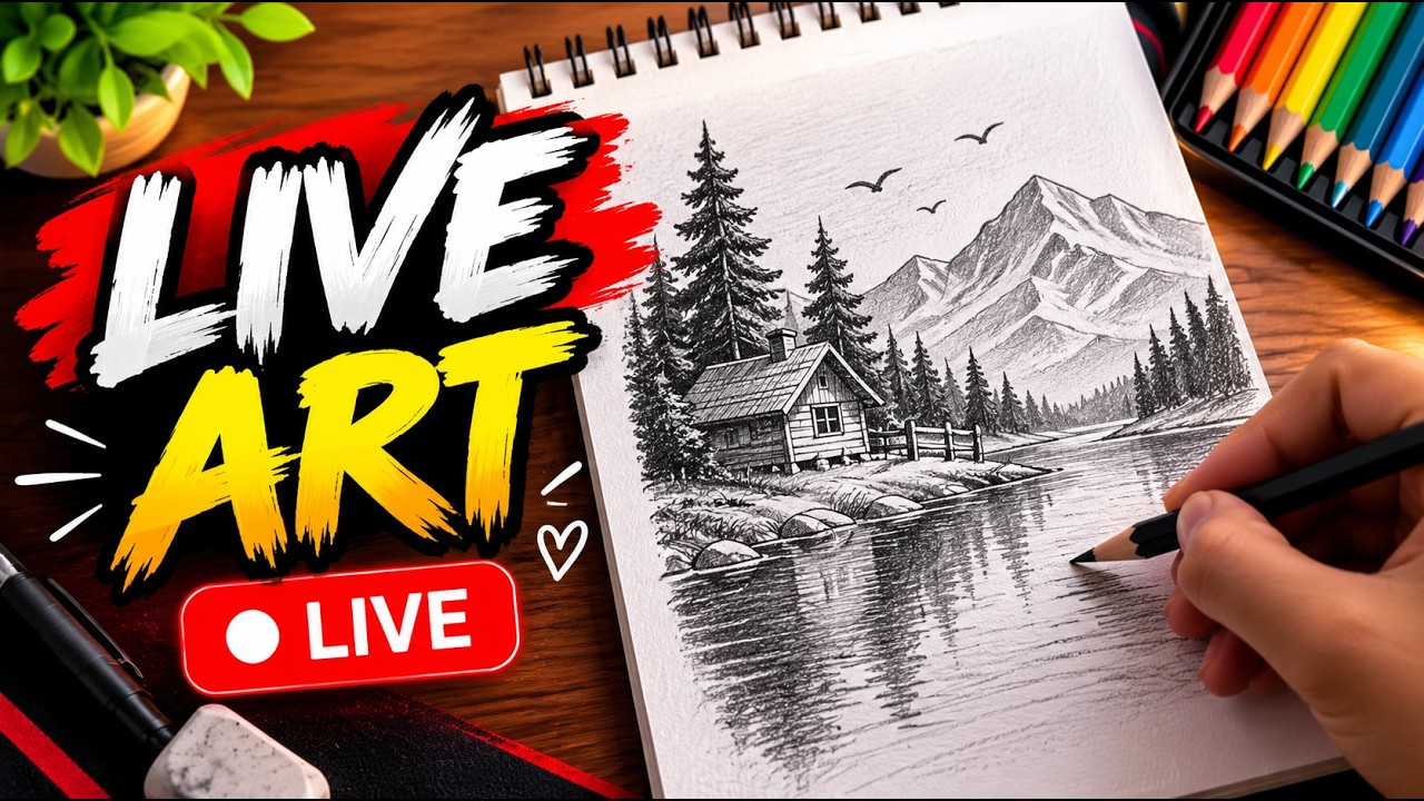 Soban artist live drawing - YouTube
