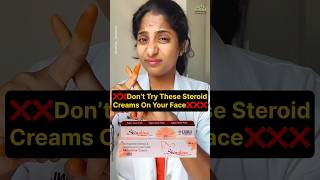 Stop Using These Steroid Creams on Your Face ❌