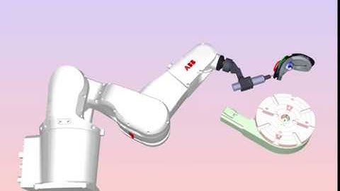 Redundant robotic workcell to apply glue