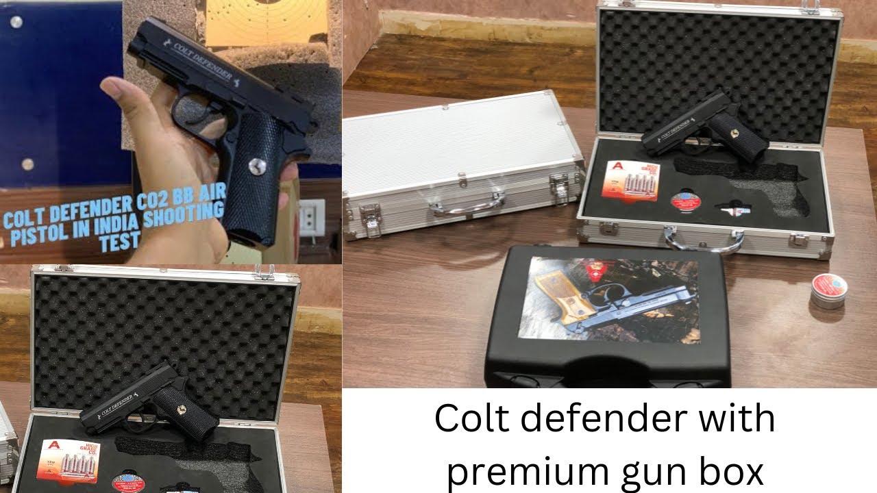 Umarex colt defender co2 bb pistol with customized Gun Box