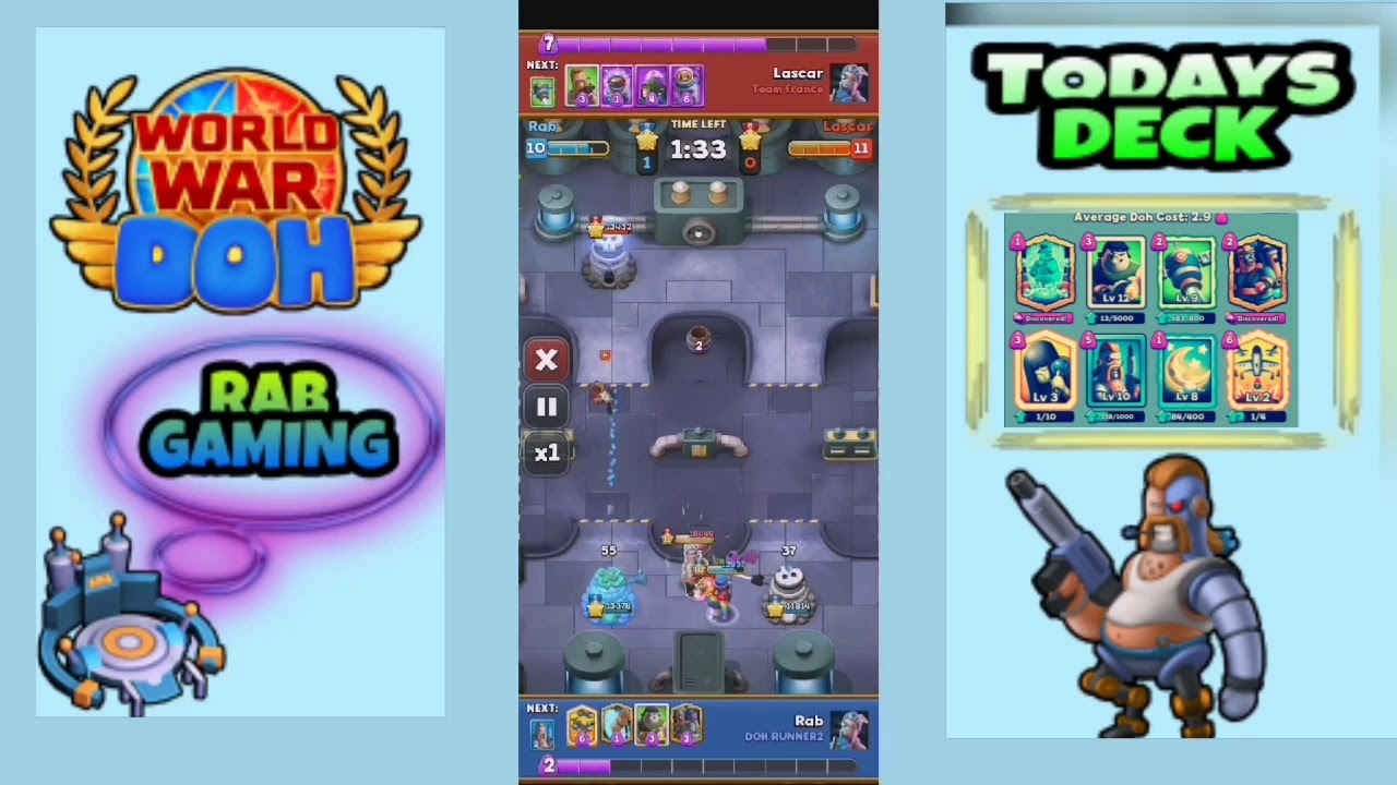 World War Doh - Most Aggressive Deck? Breaking the cards down with tips and tricks