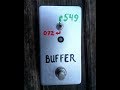 Buffer pedal comparison cornish g2 vs klon centaur in one box