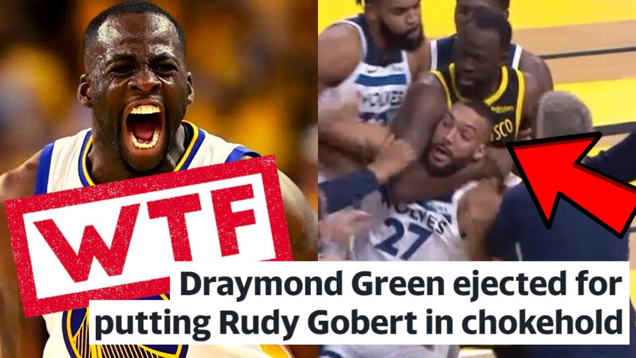 Draymond Green ejected for putting Rudy Gobert in chokehold ...