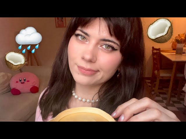 ASMR | Coconut Triggers (Coconut Rain, Toasted Coconut, Mouth Sounds, Tapping..)