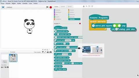 MBlock ile Arduino da Potansiyometre Kullanımı (LED Parlaklığı ve Servo Motor Kontrolü)