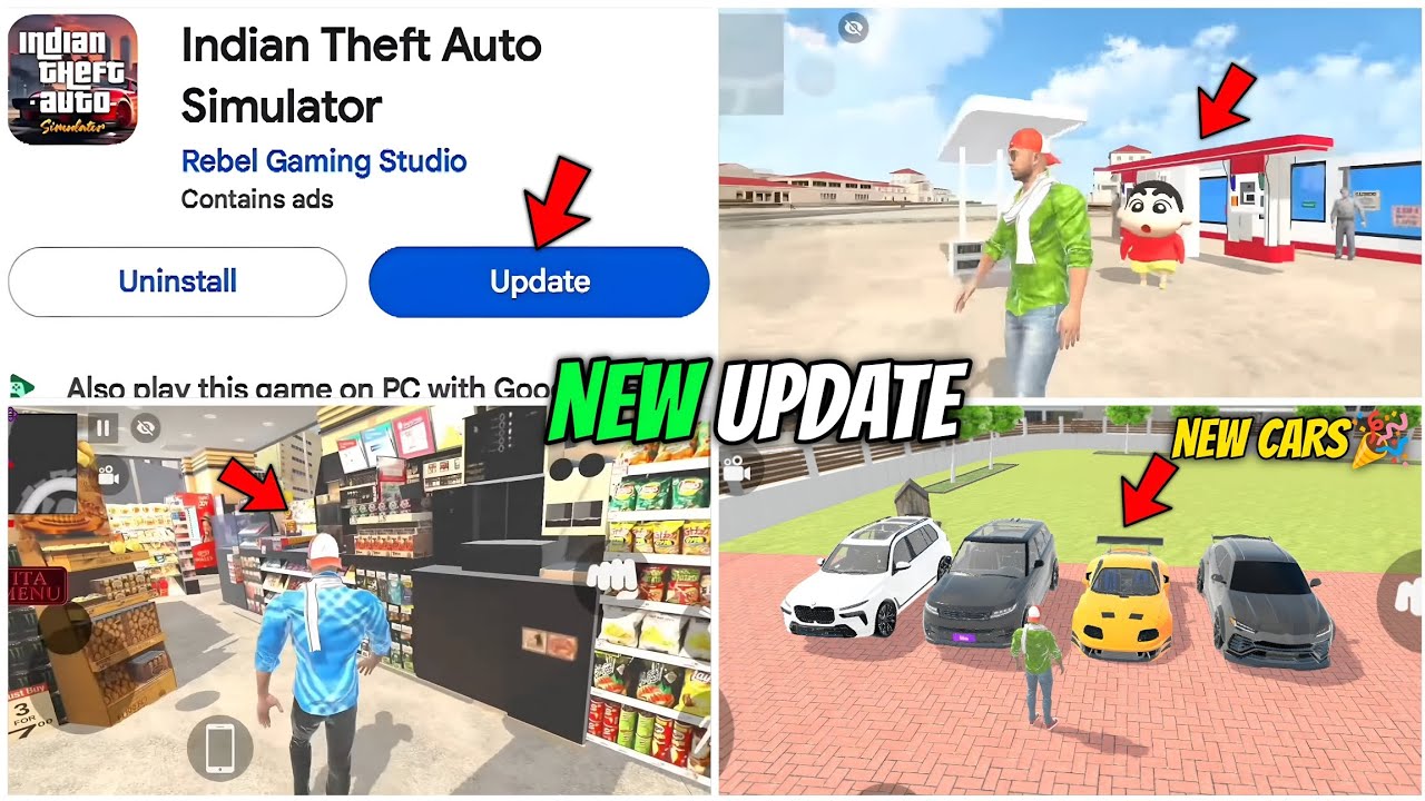 NEW UPDATE🤫NEW PETROL PUMP😱IN INDIAN THEFT AUTO SIMULATOR🤩