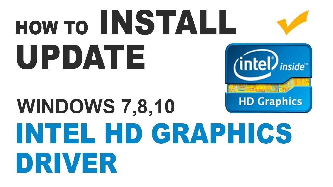 how to install intel graphics driver windows 10