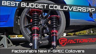 BEST BUDGET COILOVERS?!? - FACTIONFAB F-SPEC - Subaru WRX 15+ screenshot 5