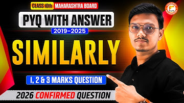 Similarly Class 10 Most Expected PYQ Question 2026 | Class 10 Maharashtra Board | Pravin Sir