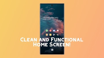 Clean and Functional Android Home Screen // Customize Your Home Screen EP 1.