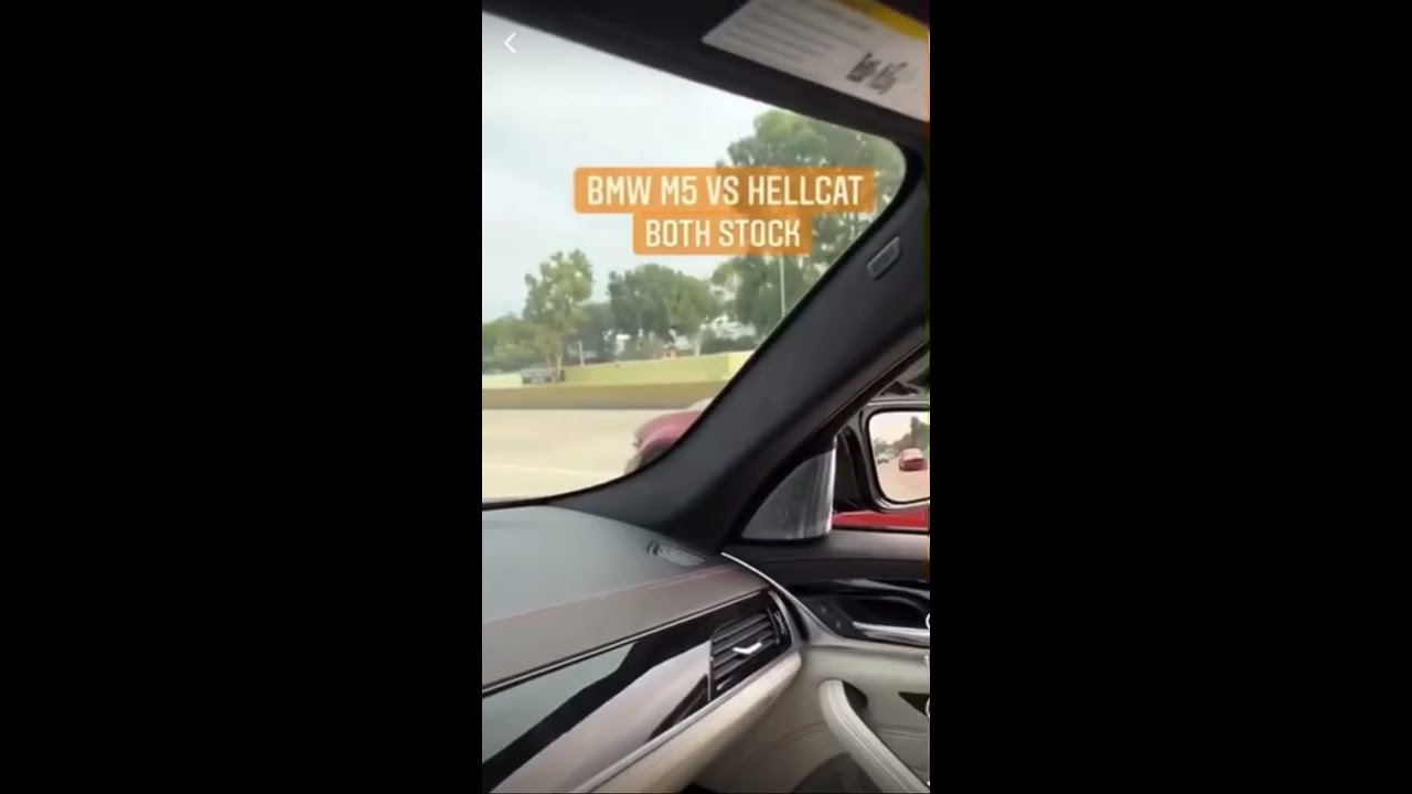 F90 BMW M5 Vs Charger Hellcat