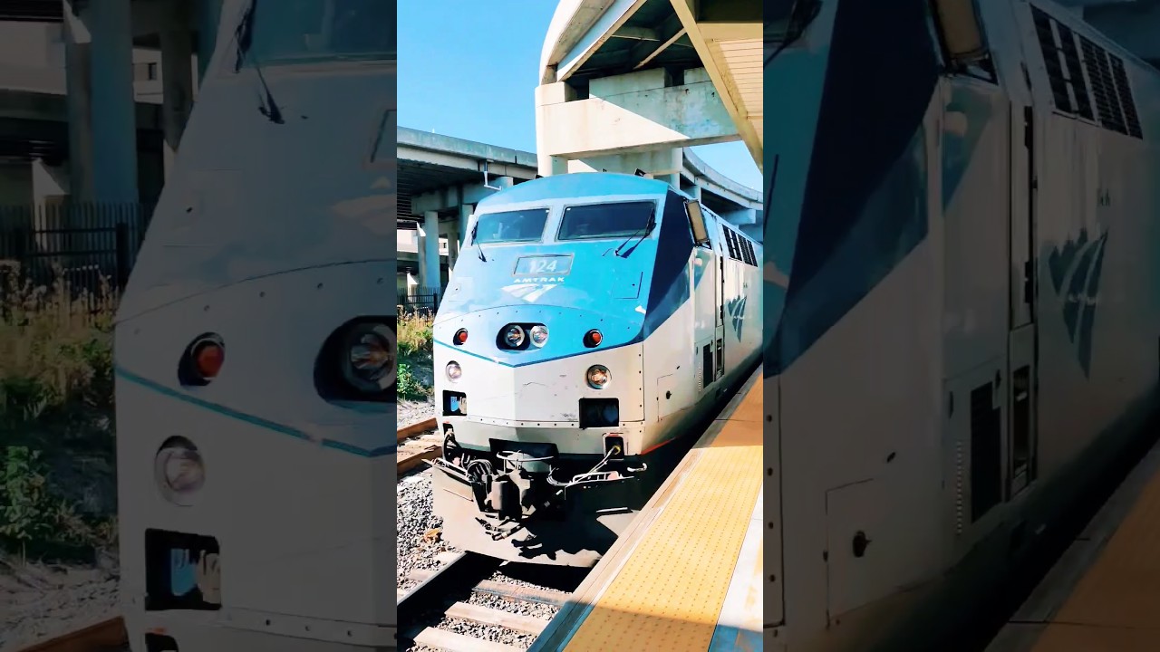 🚆 AMTRAK TRAIN ARRIVING AT BUFFALO EXCHANGE STATION – 🇺🇸 BUFFALO, NY, USA 
