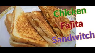 My Style of Making Fajita Sandwitch | Fajita Sandwitch