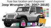 Two Jeep Wrangler Fuse Box Locations & OBD2 Location - YouTube