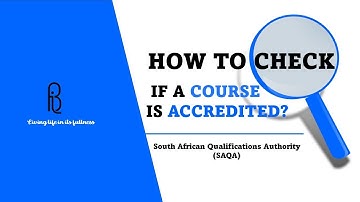 How to Check Course Accreditation I Council of Higher Education (CHE) I SAQA