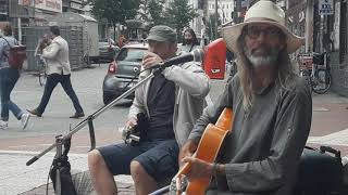 Video thumbnail of "Stop Breaking Down - Hamburg Street Concert with Dominic Dobernowsky"