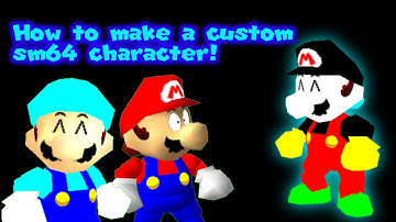 (Watch another tutorial) How to make custom sm64 characters on mobile! - Jjiscool