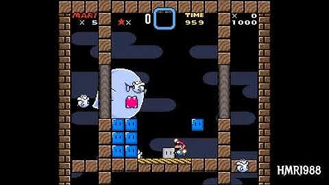 SMW Custom Level - Coffee Wastelands Ghost House