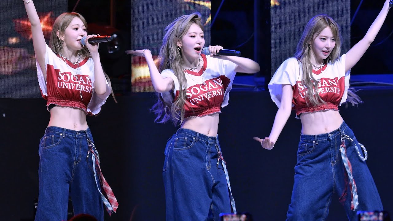 르세라핌 (LE SSERAFIM) 사쿠라 'UNFORGIVEN' 직캠 @ 서강대 축제 | 240927 | 4K60p