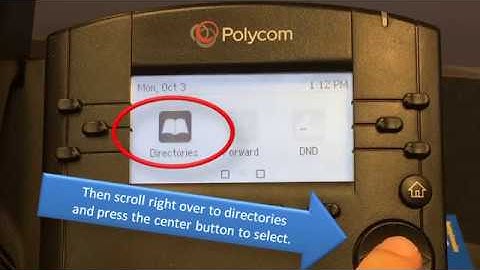 VVX300 Lesson 10 - Checking Recent and Missed Calls