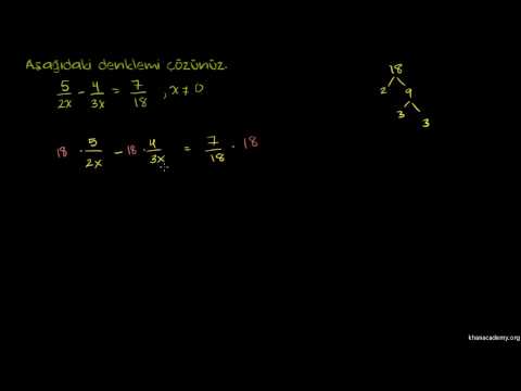 Rasyonel Denklemlerde Soru Çözümü 2