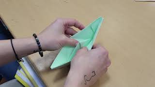 Origami: 2er Schnappi und Boot