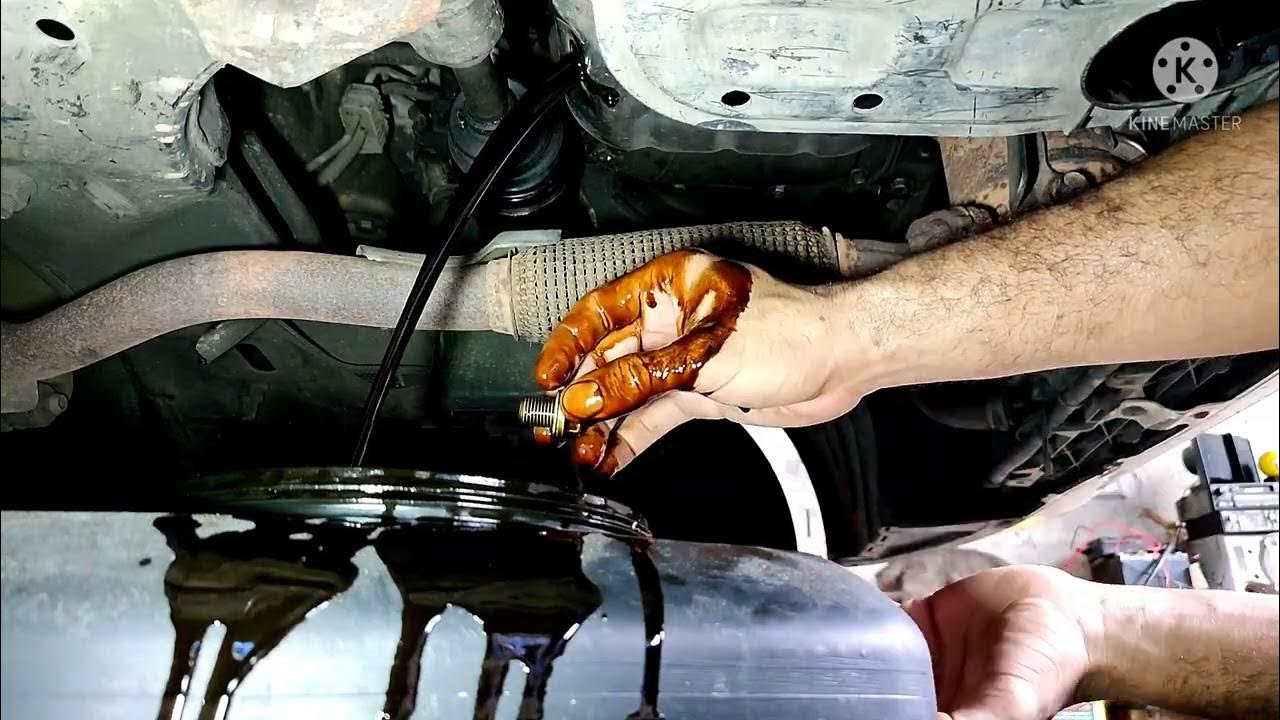 Oil Change Hyundai i10; 1.1 Epsilon Engine YouTube