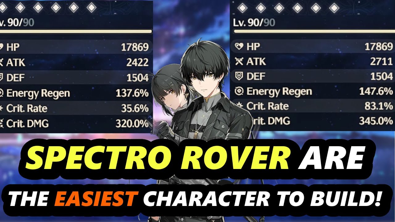 Spectro Rover are handsdown the EASIEST Character to Build! [Wuthering ...