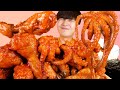 MUKBANG ASMRㅣVery Good! Octopus Kimchi Braised Spicy Chicken Eat🐙Korean Seafood 후니 Hoony Eatingsound