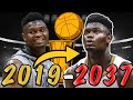 ZION WILLIAMSON ENTIRE CAREER SIMULATION! THE BEST PLAYER OF ALL TIME?!? NBA 2K20