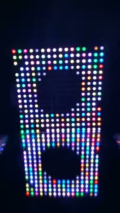 2D LED Matrix Music Visualizer - YouTube
