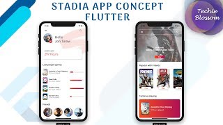 Flutter UI | Stadia App Concept - Full Tutorial