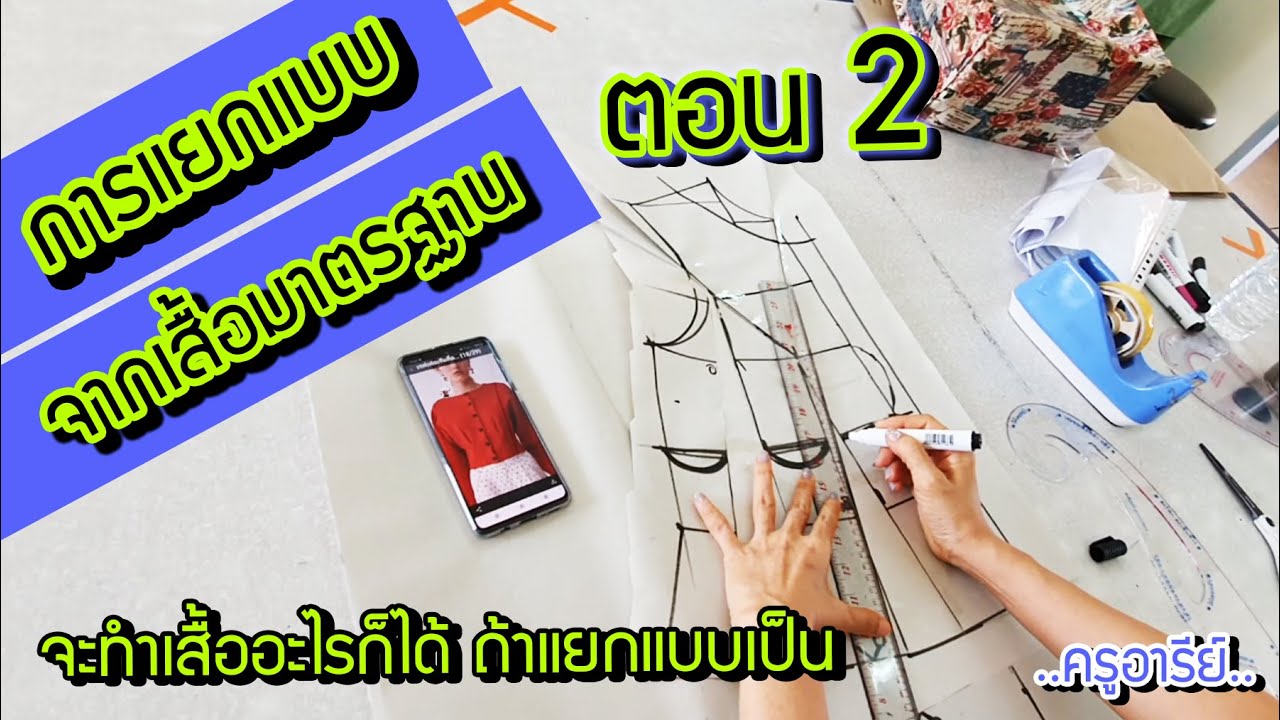 การแยกแบบเสื้อมาตรฐาน เป็นเสื้อแบบต่างๆ 