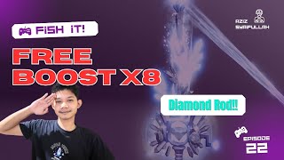 LIVE!!🔴| FISH IT = FREE BOOST X8 part 3 error mulu #Eps22