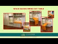 Space Saving Singapore. Hidden Swing Out Table. Space Saving Furniture. Space Saving Products.