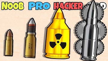 NOOB vs PRO vs HACKER vs GOD in Bullet Merge Run