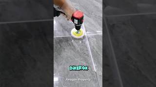 Cara cerdas membersihkan nat keramik #asmr #konstruksi #fyp #fypviral #fypshort #short