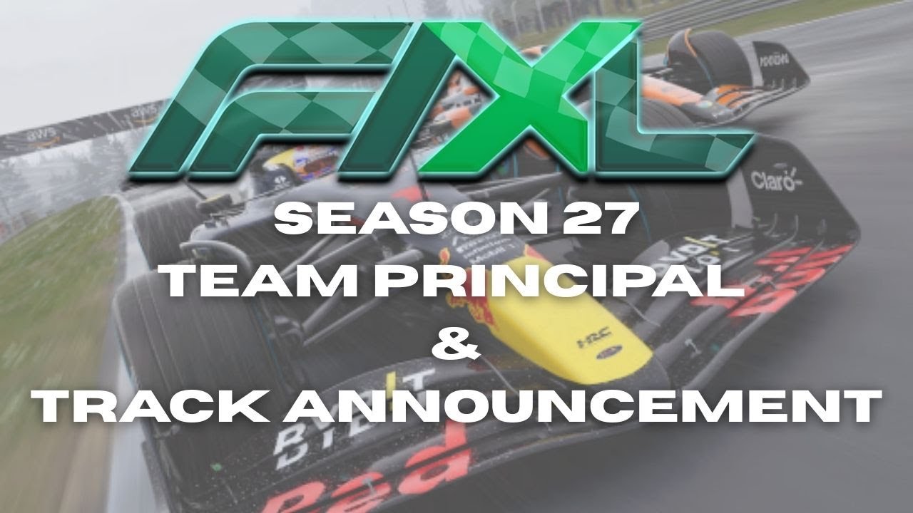 F1XL Season 27 Track and Season Announcements