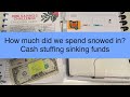 Cash Stuffing Sinking Funds l Weekly Spending Recap l $256 from Savings Challenges