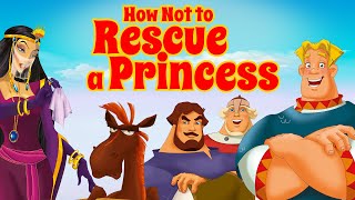 How Not to Rescue a Princess | 'Три богатыря и Шамаханская царица' с английскими субтитрами