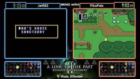 jet082 vs Pikapals, Race 1. ALTTPR Keysanity Tournament 2018