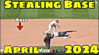 MLB | All Stealing Base April 2024