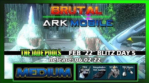 The Jade Pools|Feb "22" Blitz Day 5| Medium Dungeon Difficulty with AsianRom3o:Ark Mobile