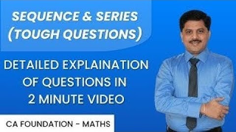 If S1, S2, S3.... Sn are the sums of infinite G.P.s whose... -  Sequences & Series - CA Sapan Sir