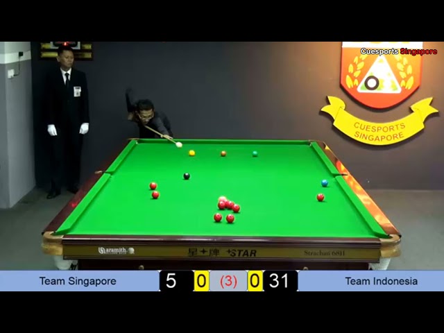 Kingsley Ang & Marvin Lim Chun Kiat Vs. Gebby & Yoni Rachmanto | Regional Snooker. class=