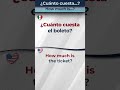 Learn Spanish with Patterns - How much is (¿Cuánto cuesta?)